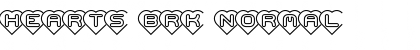 Hearts BRK Normal Font