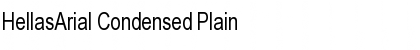 HellasArial Condensed Plain Font