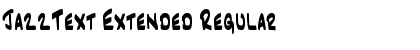 Download JazzText Extended Font Download JazzText Extended Font