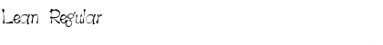Download Lean Font