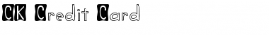 Download CK Credit Card Font Download CK Credit Card Font