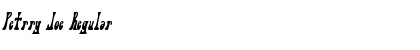 Download Petrry Joe Font Download Petrry Joe Font