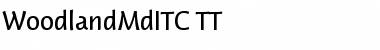 WoodlandMdITC TT Regular Font