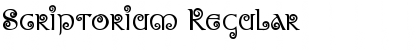 Scriptorium Regular Font