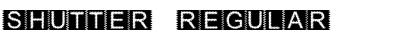 Shutter Regular Font