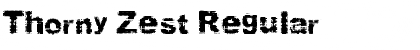 Thorny Zest Regular Font