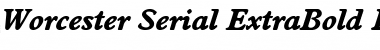 Worcester-Serial-ExtraBold RegularItalic