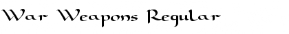 Download War Weapons Font Download War Weapons Font