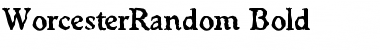 WorcesterRandom Bold Font