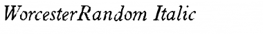 WorcesterRandom Italic