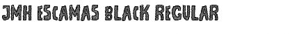 JMH Escamas Black Regular Font