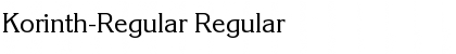 Download Korinth-Regular Font