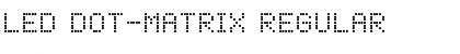 LED Dot-Matrix Regular Font