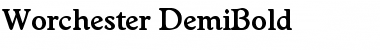 Download Worchester-DemiBold Font