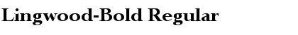 Download Lingwood-Bold Font