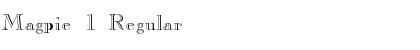 Download Magpie 1 Font