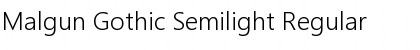 Download Malgun Gothic Semilight Font