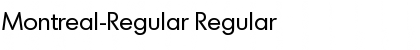 Download Montreal-Regular Font