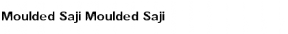 Download Moulded Saji Font
