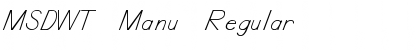 Download MSDWT Manu Font Download MSDWT Manu Font