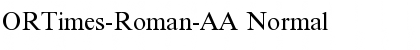 ORTimes-Roman-AA Normal Font