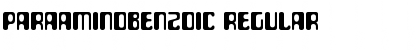 ParaAminobenzoic Regular Font