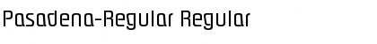 Download Pasadena-Regular Font