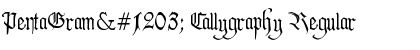 Download PentaGramҳ Callygraphy Font