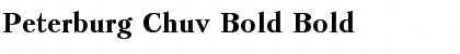 Download Peterburg Chuv Bold Font