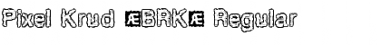 Pixel Krud (BRK) Regular Font