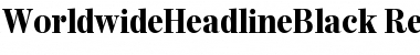 Download WorldwideHeadlineBlack Font