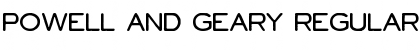 Download Powell and Geary Font Download Powell and Geary Font