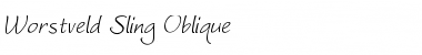 Download Worstveld Sling Oblique Font