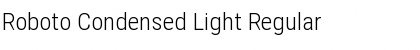 Roboto Condensed Light Regular Font