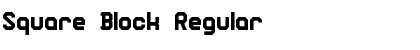 Square Block Regular Font