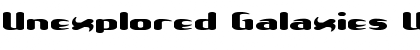 Download Unexplored Galaxies W (BRK) Font