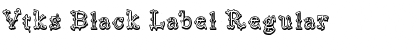 Download Vtks Black Label Font