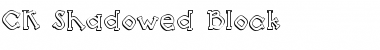 Download CK Shadowed Block Font Download CK Shadowed Block Font