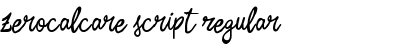 Zerocalcare Script Regular Font