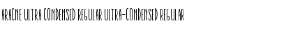 Download Aracne Ultra Condensed Regular Font Download Aracne Ultra Condensed Regular Font