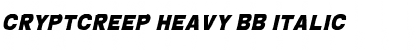 Download CryptCreep Heavy BB Font