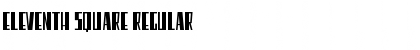 Download Eleventh Square Font Download Eleventh Square Font