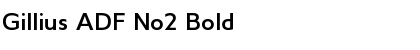 Gillius ADF No2 Bold