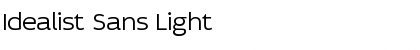 Idealist Sans Light Font