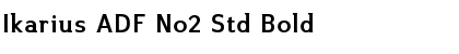 Ikarius ADF No2 Std Bold Font