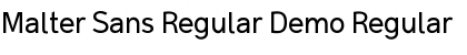Download Malter Sans Regular Demo Font Download Malter Sans Regular Demo Font