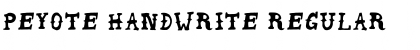 Download Peyote Handwrite Font Download Peyote Handwrite Font