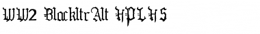 WW2 BlackltrAlt HPLHS Font