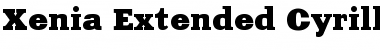 Xenia Extended Cyrillic Font