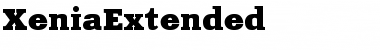 XeniaExtended Font